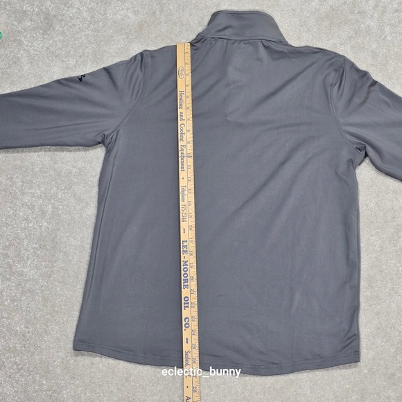 BOOMBAH Gray Long Sleeve 1/4 Zip Pullover Shirt Activewear YXL - Picture 7 of 8